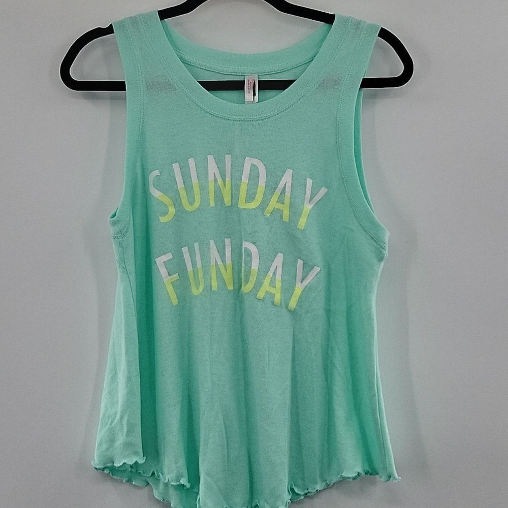 Xhilaration Sunday/ Funday Mint-Green Sleeveless Top size Small